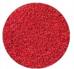 POSYPKA CUKROWA MACZEK PERŁOWY czerwony 2mm - 100g - obrazek 2