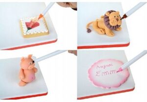 PISAK SPOŻYWCZY DO DEKOROWANIA - złoty - Fun Cakes - obrazek 2