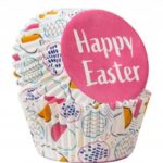 Wilton FOREMKI PAPILOTKI - HAPPY EASTER - 75szt