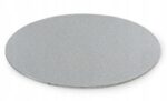 Podkład Pod Tort WYTŁACZANY SREBRNY 3mm 22,5 cm