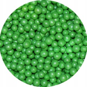 POSYPKA PEREŁKI GROSZKI CUKROWE zielone 4mm 25g
