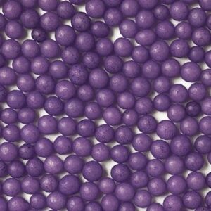 POSYPKA PEREŁKI GROSZKI CUKROWE fioletowe 4mm 25g