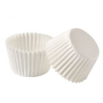 FOREMKI PAPILOTKI MINI 30x25 mm białe 100 szt