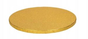 Podkład Pod Tort GRUBY ZŁOTY FunCakes 12mm 30,5 cm - obrazek 2