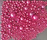 POSYPKA CUKROWA MIX metaliczne ciemny róż 50g - obrazek 2