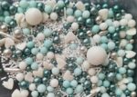 POSYPKA CUKROWA MIX biało-turkusowy 50g - obrazek 2