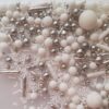 POSYPKA CUKROWA MIX biało-srebrny White-Silver 50g
