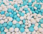 POSYPKA czekoladowe lentilki biało-błękitne - 20g - obrazek 2