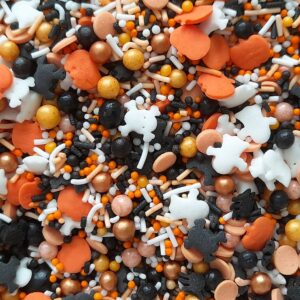 POSYPKA CUKROWA Halloween MIX pomarańczowy 50g