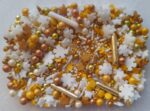 POSYPKA ŚWIĘTA Boże Narodzenie MIX  biało-złoty 25g - obrazek 3