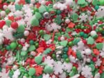POSYPKA ŚWIĘTA Boże Narodzenie MIX śnieżynki choinki perełki 50g - obrazek 2