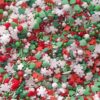 POSYPKA ŚWIĘTA Boże Narodzenie MIX śnieżynki choinki perełki 50g