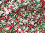 POSYPKA ŚWIĘTA Boże Narodzenie MIX śnieżynki choinki perełki 50g - obrazek 3