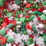POSYPKA ŚWIĘTA Boże Narodzenie MIX śnieżynki choinki perełki 25g
