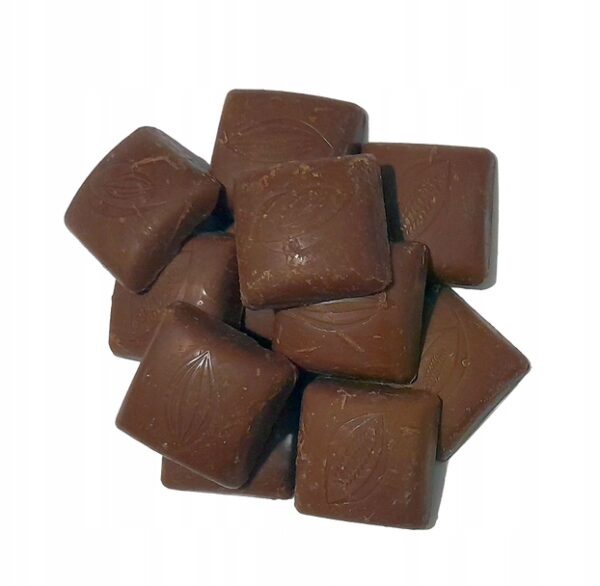 CZEKOLADA MLECZNA TEMPEROWANA w kostkach Terravita Bellaria 32% 100g