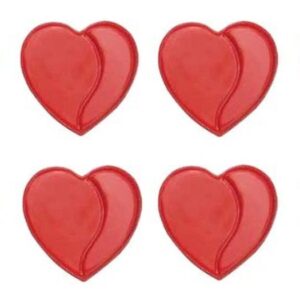 serca czekoladowe czerwone 8szt