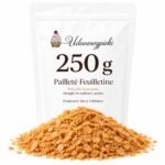 Prażynki francuskie Pailleté Feuilletine Barry Callebaut w opakowaniu 250g Udanewypieki na jasnym tle.