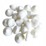DEKORACJA POSYPKA małe bezy beziki białe 2cm - 50g