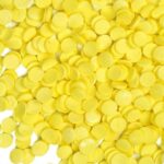 POSYPKA CUKROWA KONFETTI kółka kółeczka żółte - 20g