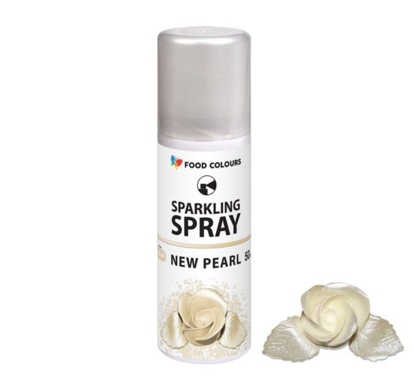 BARWNIK spożywczy w sprayu New Pearl Perłowy - 50 ml
