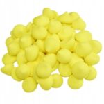 DEKORACJA POSYPKA małe bezy beziki żółte 2cm - 50g