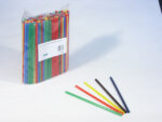 SŁOMKI RURKI PLASTIKOWE kolorowe 240X8mm 100 szt - obrazek 2