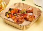WKŁADY DO FRYTOWNICY BEZTŁUSZCZOWEJ AIR FRYER kwadratowe 16x16cm - 50 szt. - obrazek 2