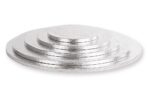 PODKŁAD POD TORT SREBRNY GRUBY 1,2 - 33 cm AP - obrazek 3