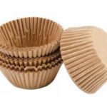 FOREMKI PAPILOTKI MINI Naturalne Boho Kraft 35x20cm 100 szt