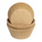 FOREMKI PAPILOTKI Naturalne Boho Kraft 50x30 mm 100 szt