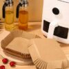 WKŁADY DO FRYTOWNICY BEZTŁUSZCZOWEJ AIR FRYER - 20/23,5 x 4,5cm - 50 szt.