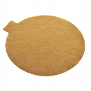 PODKŁADY BANKIETÓWKI POD MONOPORCJE złote 8cm 10szt