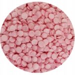 POSYPKA CUKROWA KONFETTI KÓŁECZKA MINI różowe błyszczące 4mm 20g
