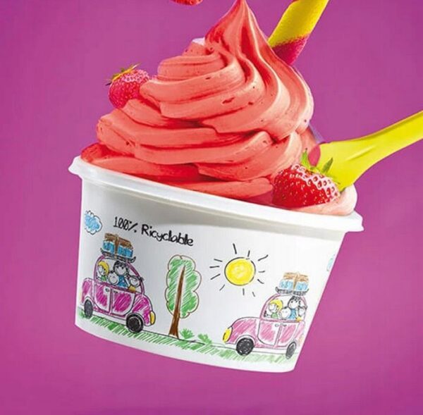 Kubki kubeczki plastikowe na lody Family 130 ml x 10szt
