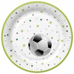 ZESTAW TALERZYKI KUBECZKI SERWETKI Football Piłka Nożna 8 osób 36el. - obrazek 3