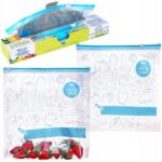WORECZKI STRUNOWE do przechowywania i mrożenia żywności 28x27cm 3L x 10szt - obrazek 2