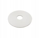 PODKŁAD POD TORT PIĘTROWY LAMINOWANY Biały z otworem 12 cm