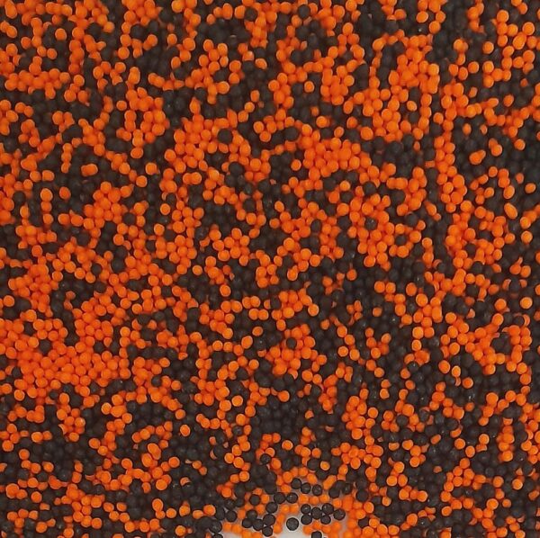 POSYPKA CUKROWA Halloween maczek pomarańczowo-czarny - 50g