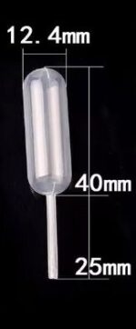 PIPETY PIPETKI DESEROWE Podłużne Owalne 1,3x6,5cm 20szt - obrazek 7