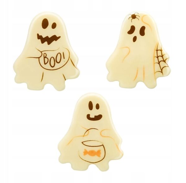 DEKORACJA CZEKOLADOWA - Halloween Duszki Duchy 3szt