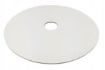 PODKŁAD POD TORT PIĘTROWY LAMINOWANY Biały z otworem 22 cm