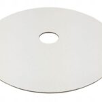PODKŁAD POD TORT PIĘTROWY LAMINOWANY Biały z otworem 22 cm