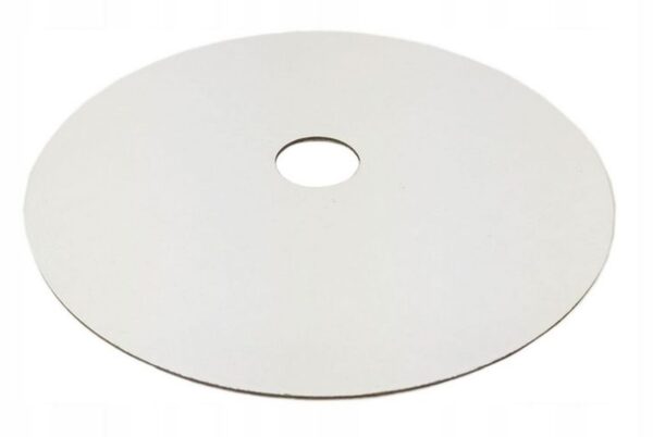PODKŁAD POD TORT PIĘTROWY LAMINOWANY Biały z otworem 22 cm