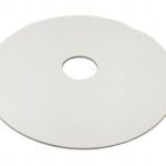 PODKŁAD POD TORT PIĘTROWY LAMINOWANY Biały z otworem 18 cm
