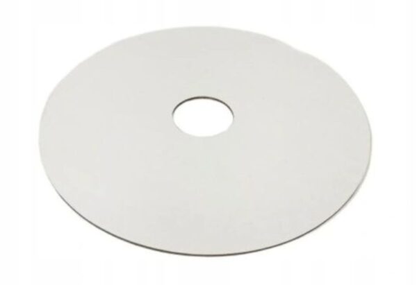 PODKŁAD POD TORT PIĘTROWY LAMINOWANY Biały z otworem 18 cm