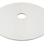 PODKŁAD POD TORT PIĘTROWY LAMINOWANY Biały z otworem 24 cm