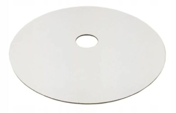 PODKŁAD POD TORT PIĘTROWY LAMINOWANY Biały z otworem 24 cm