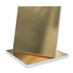 PODKŁAD POD TORT ANGIELSKI STYRODUR ZŁOTY wys. 20mm - 30x30 cm kwadratowy