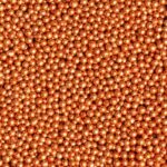 PEREŁKI CUKROWE METALICZNE miedziane 5mm - 50g