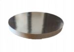 PODKŁAD POD TORT ANGIELSKI STYRODUR SREBRNY wys. 20mm - 28 cm - obrazek 2